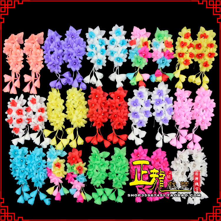海口小姐鬓花头饰小花头花 好六朵